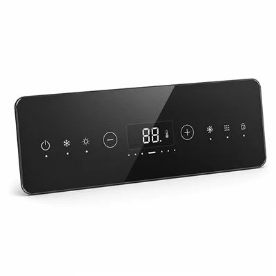 Snertu móttækilegt glerpanel